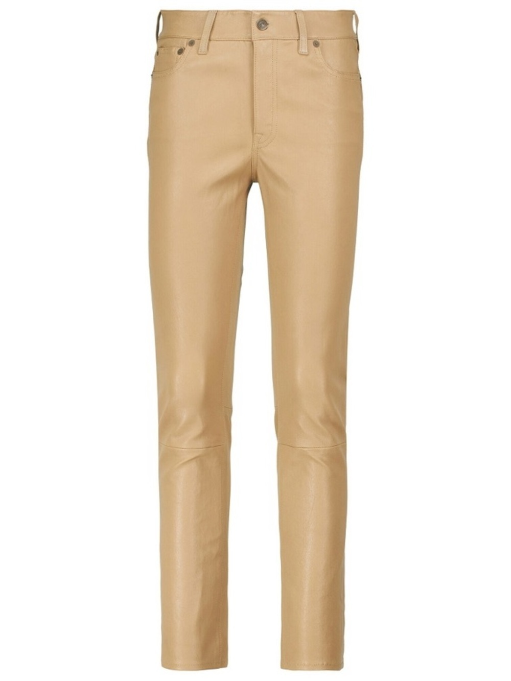 Polo Ralph Lauren - High-rise slim leather pants $1145